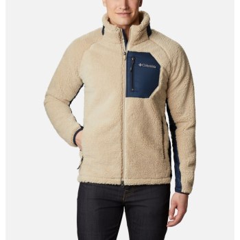Columbia Muške Jakne - Archer Ridge Sherpa Fleece Kaki Boja Tamnoplave | EANK-36087